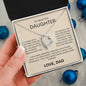 My Beautiful Daughter - Love Dad - Forever Love Necklace Gift Set