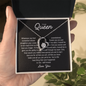 To My Queen - Love Heart Necklace