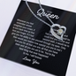 To My Queen - Love Heart Necklace
