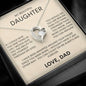 My Beautiful Daughter - Love Dad - Forever Love Necklace Gift Set