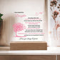 To My Beautiful Daughter - Beautiful Chapters - Acrylic Plaque Gift
