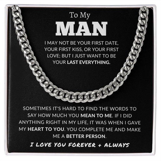 To My Man | Cuban Link Chain