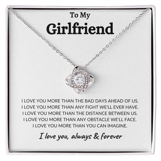 To My Girlfriend | Love Knot Necklace