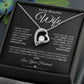To My Beautiful Wife | Forever Love Necklace